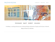 Tablet Screenshot of palomamedina.com